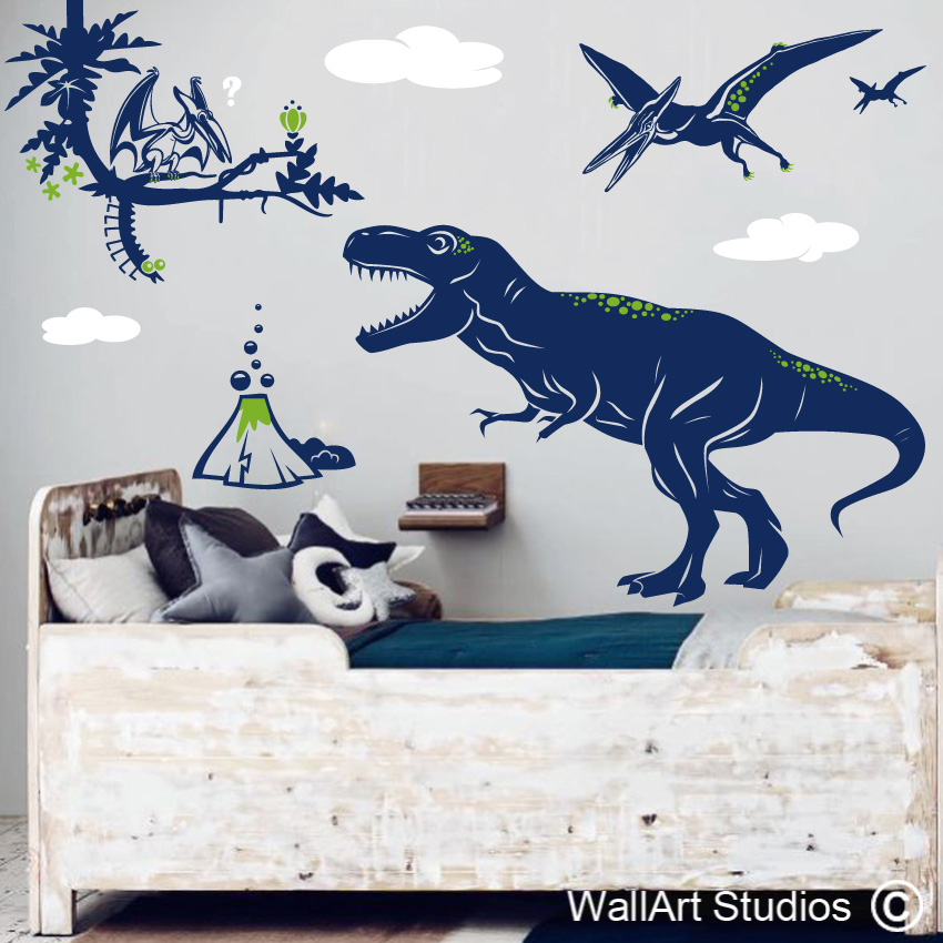Pterodactyl Wall Decal Dinosaur Art Dinosaur Wall Sticker Home Décor